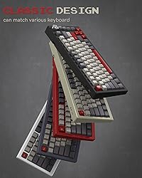 Womier Keycaps, Custom PBT Doubleshot Keycaps 60 65