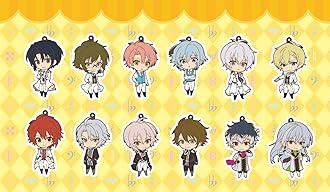 アイドリッシュセブン 描き起こし 2周年記念ビジュアル衣装 トレーディングラバーストラップ BOX商品 1BOX=12個入り、全12種類