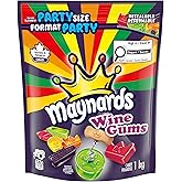 Maynards, Wine Gums Candy, Gummy Candy, Bulk Candy, Party Size, 1 kg, Prepared in Canada