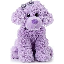 purple poodle stuffed animal