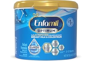 Enfamil Optimum (Enspire), Our Closest Formula to Breast Milk, Immune-Supporting Lactoferrin and Brain-Supporting DHA Baby Formula, Powder 20.5 Oz Tub