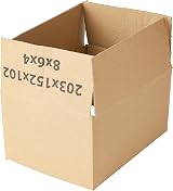 Triplast 8x6x4in Single Wall Cardboard Boxes Pack 25 TPLBX25SINGL8X6X4 view 3