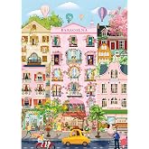 Chalzidar Romantic Street Scene Jigsaw Puzzles for Adults 1000 Pieces, Interlock Perfectly No Dust, Impossible Difficult Hard Fun 1000 Piece Jigsaw Puzzles for Adults-1:1 Poster