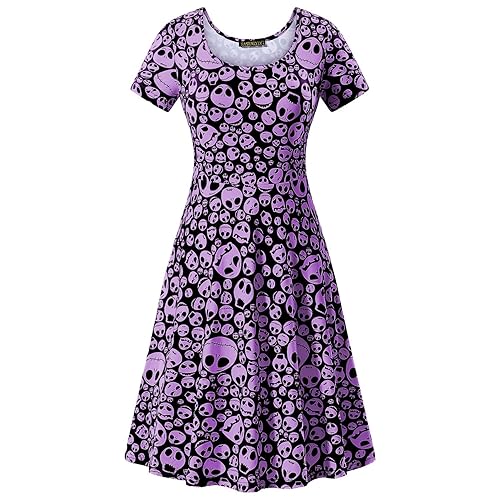 open lace back dress Skull Fam Blue Hoodie Dress