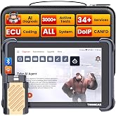 THINKCAR AI+Bidirectional Scan Tool THINKSCAN 689BT Lifetime WiFi Updates | All-System AI-Assisted Diagnostics, 3000+ Active Tests, ECU Coding, 34+ Services, FCA Autoauth, CANFD&amp;DoIP, Cover 150+ Brands