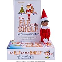 The Elf on the Shelf: A Christmas Tradition - Girl Scout Elf with Brown Eyes - Includes Artfully Illustrated Storybook, Keeps