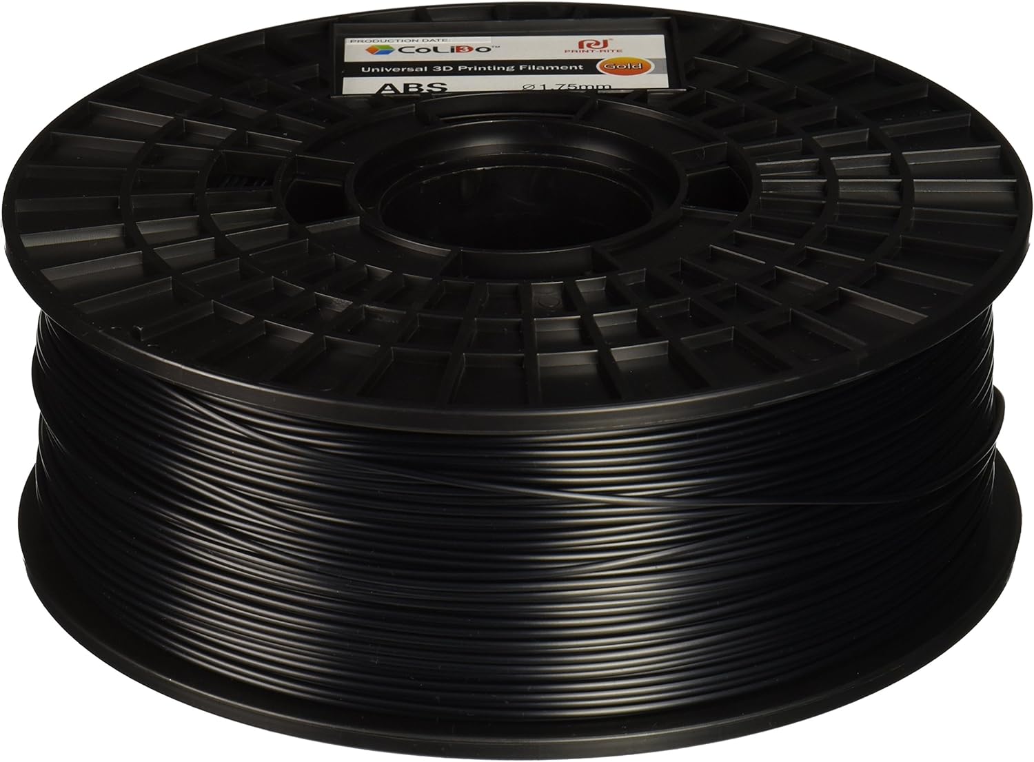 CoLiDo 3D Printer Filament ABS 1.75mm Spool - (1 kg, Black)