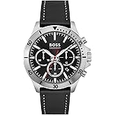 BOSS Men's Quartz Chronograph Watch, Multi Dial, Innovative and Water Resistant up to 50 Meters 5ATM, Gift for Him