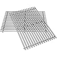 Utheer 7639 304 Stainless Steel Grill Grates for Weber Spirit I & II 300 Series, Spirit 700, 17.5" Cooking Grates for Genesis