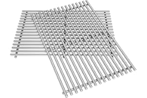 Utheer 7639 304 Stainless Steel Cooking Grid Grate (17.3 x 11.8) for Weber Spirit 300, Spirit 700, Genesis Silver B C, Genesi