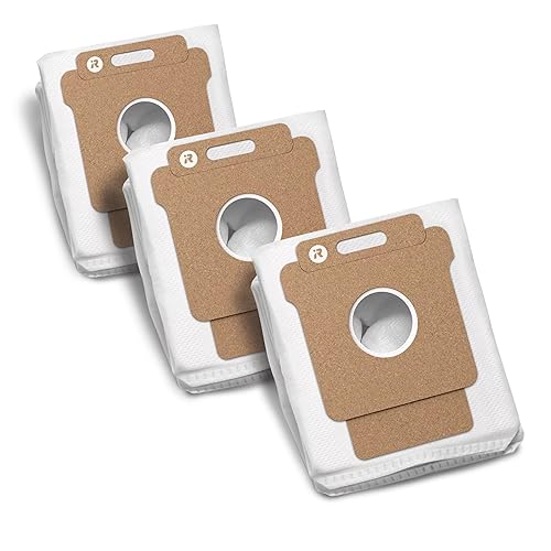 iRobot® Roomba® Authentic Replacement Parts- Dirt Disposal Bags, 3Pack for Select AutoEmpty™ and AutoWash™ Docks: 105 Vac, 105 Combo, Plus 405 Combo, Plus 505 Combo, Max 705 Vac, Max 705 Combo