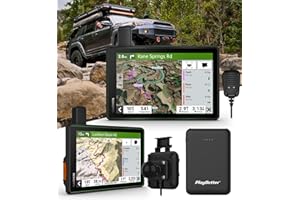 Garmin Tread SxS 8” Powersport Navigator with Group Ride Radio Bundle - High-Performance Off-Road GPS ATV Navigator, Touchscreen Display - Includes PlayBetter 5000mAh Portable Charger