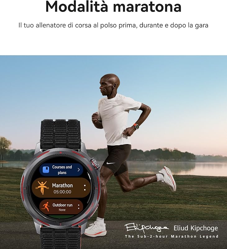 WATCH GT Runner 2 Smartwatch per Uomo, fino a 14 Giorni, Arancione