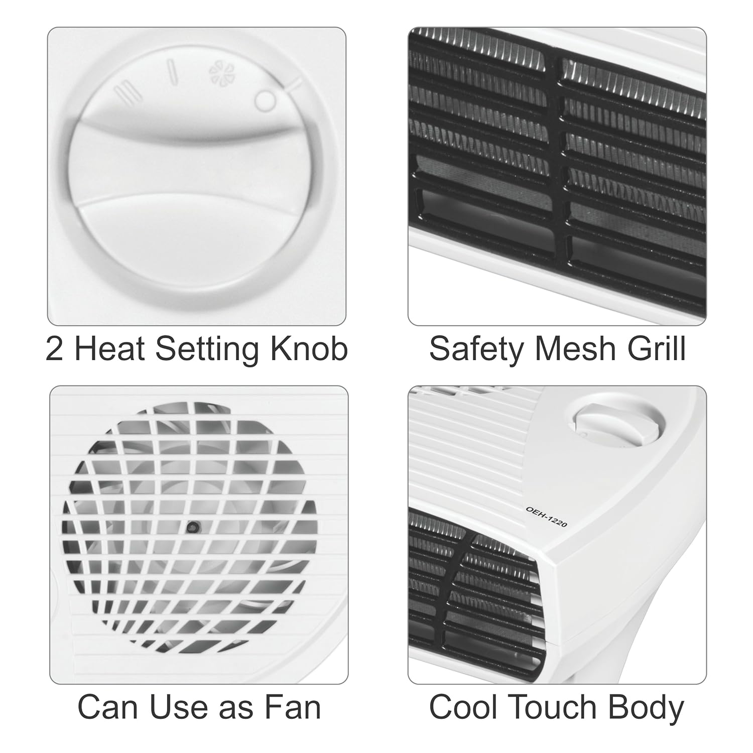 Room Heater 2000Watt Orpat OEH1220 Best Price With Best Deal in