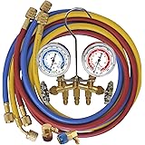 Mastercool (66661) Brass Manifold Gauge Set