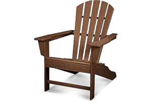 POLYWOOD® Shore Line Adirondack Chair, Teak