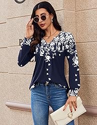 Zeagoo Shirts for Women 2025 Fall Spring Long