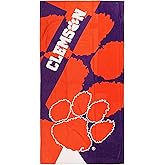 Northwest Clemson Tigers 30 x 60 Inch Beach Towel, Puzzle Design