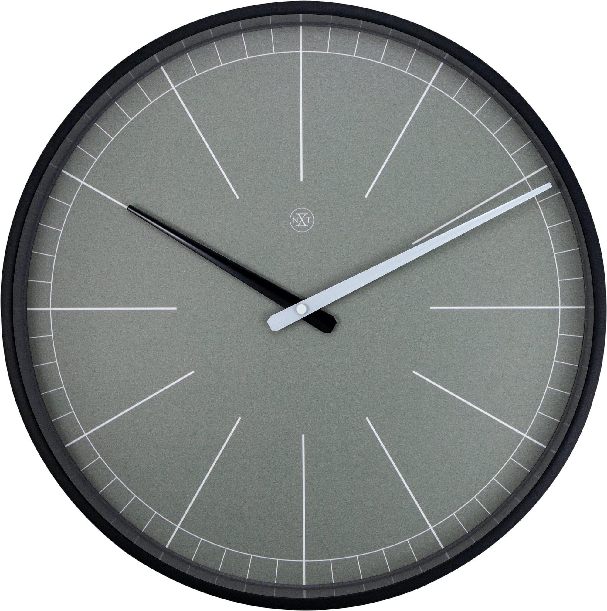 NexTime nXt - Wall clock - Ø 40 cm - Plastic - Grey - 'Gray'