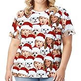 Custom Matching Shirts for Couples with Photo Name Initial Text Logo Personalized T-Shirt Gift Valentines Gift for Him Her