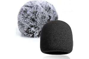Hufopik 2 PCS Pop Filter Compatible with Blue Yeti Microphone,For Yeti Mic,For Blue Yeti Pro USB Microphone