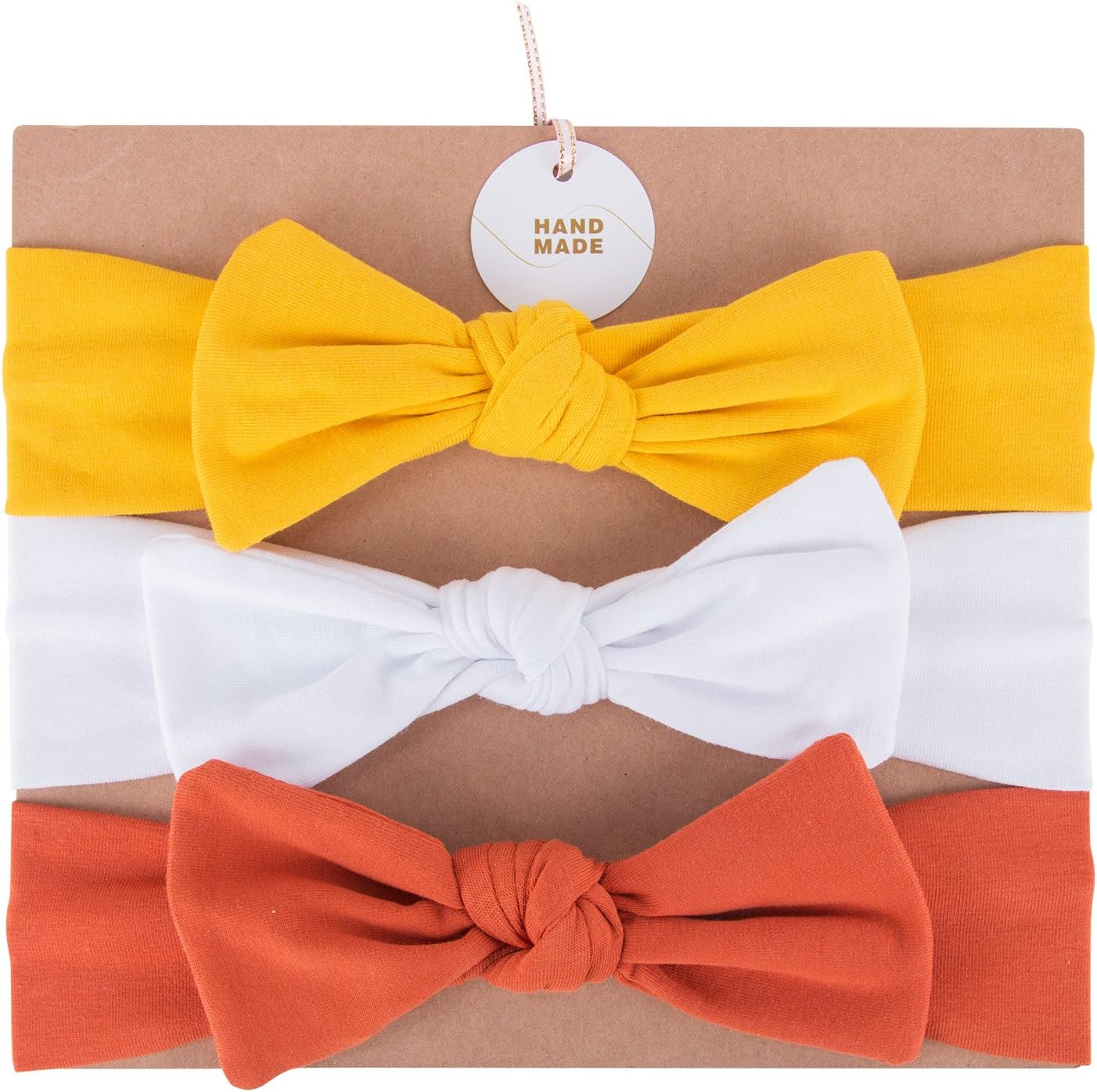 Baby Girls Headbands with Bows 3 Pack Infant Toddler Headwrap Hair Accessories