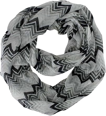 Black and white infinity scarf Clearance