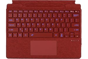 Zoof Type Cover for Microsoft Surface Pro 11 / Pro 10 / Pro 9 / Pro 8 / X, 13 inch, Ultra Slim Wireless Bluetooch Keyboard wi
