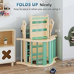 BlueWood 10-in-1 Pikler Triangle Set, Toddler