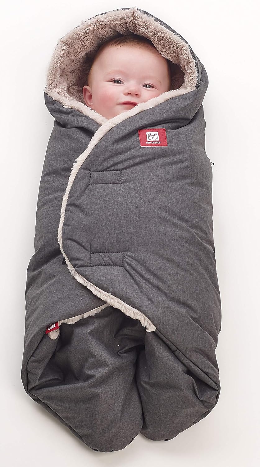 Red Castle Babynomade Multipurpose Blanket Wrap Protect Heather Grey 0 6 Months Security Blankets Bedding Linens