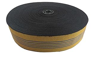 Furniture/Sofa Elastic Webbing - 5 Star 25 Meters Golden Elastic Tape - 2 Width