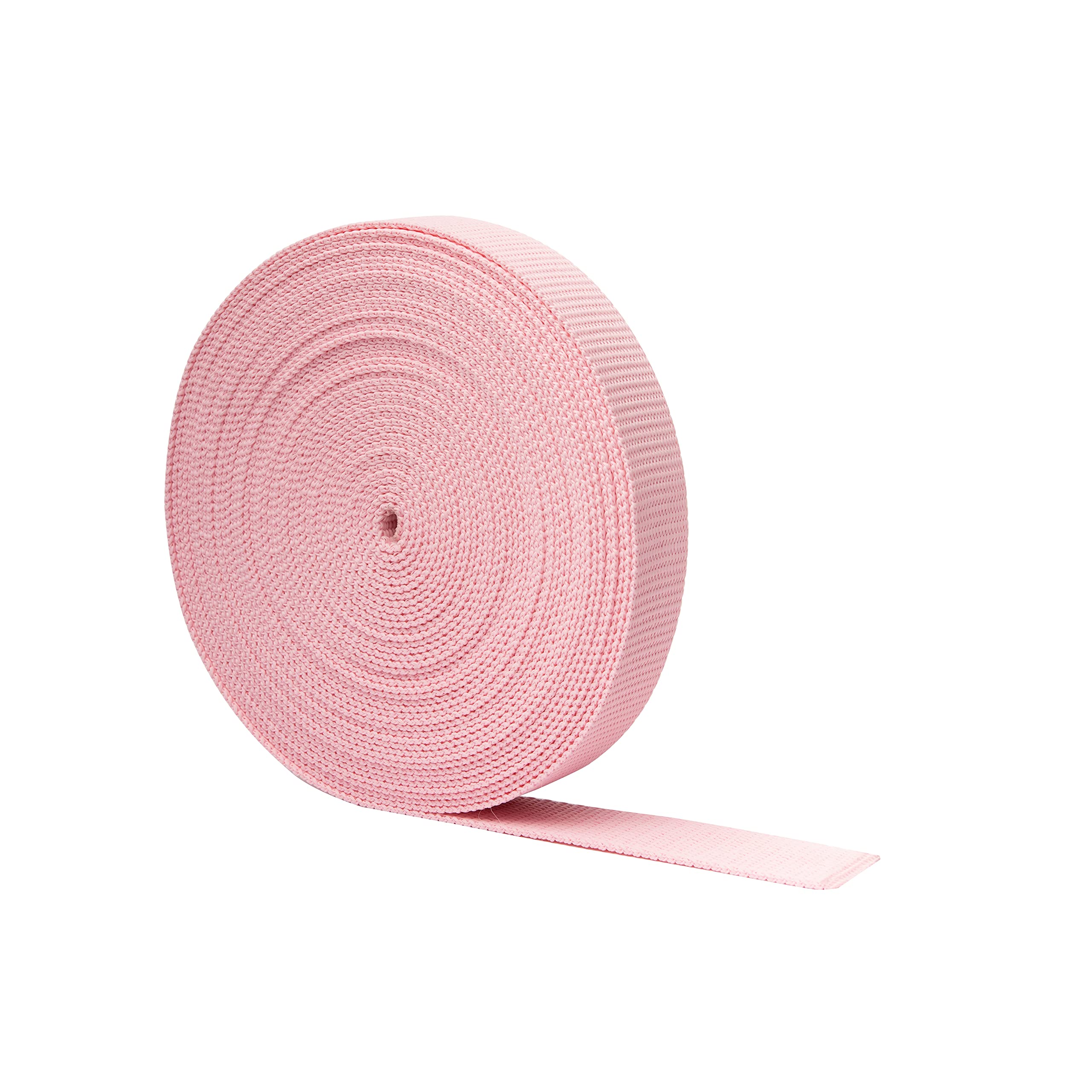 Realm Heavy Duty Polypropylene Webbing Strap Tape for Backpacks, Rucksack, Luggage/Cargo Strapping, Luggage - 5 Metres (Pink, 25mm)
