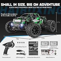 HAIBOXING 1:18 Scale All Terrain RC Car 18859, 36