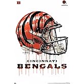Trends International NFL Cincinnati Bengals - Drip Helmet 20 Wall Poster, 22.375" x 34", Unframed Version