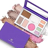 Color Nymph All In One Makeup Palette, 9 Colors Travel Make Up Set with Contour Blush Highlighter Concealer, Multi-Use Face Palettes with Mirror, Vegan & Cruelty-Free