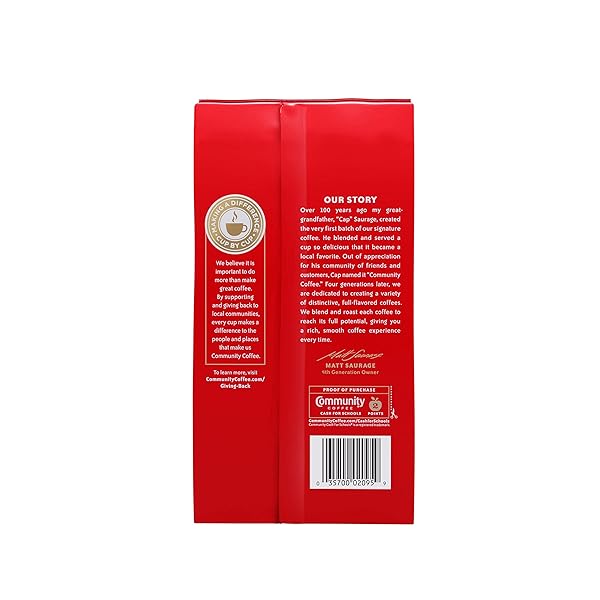 COMMUNITY COFFEE COFFEE & CHICORY BLEND 23 OUNCE, MEDIUM DARK ROAST GROUND COFFEE, VACUUM PACKED 23 OUNCE BAG (PACK OF 1)