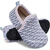 WateLves Kids Toddler Slippers Girls Boys Slip on House Shoes Lightweight Anti Slip Sock Slippers Winter Indoor Outdoor Walking Shoes