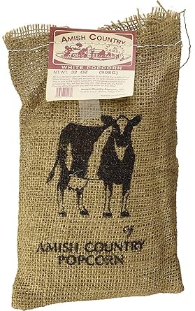 Amish Country Popcorn – Bolsa de arpillera de 2 libras de ...