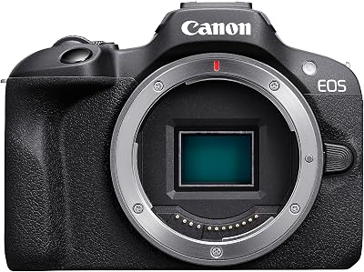 Canon EOS R100 (Body) Compact Mirrorless Camera 24.1 MP 4K Dual Pixel AF
