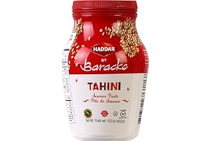 Haddar by Baracke 100% Pure Ground Sesame Tahini 15.9oz Jar (1 Pack)