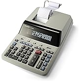 Sharp 12-Digit Print Calculator Desktop Adding Machine, White (VX-2652H) | Super Fast 4.8 Lines-Per-Second Two-Color Printing, Plastic Enclosure, 8.75 x 13-Inches