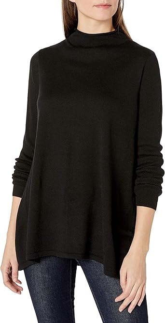 funnel neck sweater women's