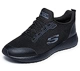 Skechers Women's Squad Sr Food Service Shoe, Black, 7