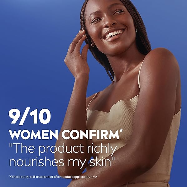 NIVEA ESSENTIALLY ENRICHED BODY LOTION FOR VERY DRY SKIN WITH HYALURONIC ACID, ALMOND OIL AND DEEP NOURISHING SERUM, 72-HOUR BODY MOISTURIZER, 16.9 FL OZ PUMP BOTTLE, PACK OF 2