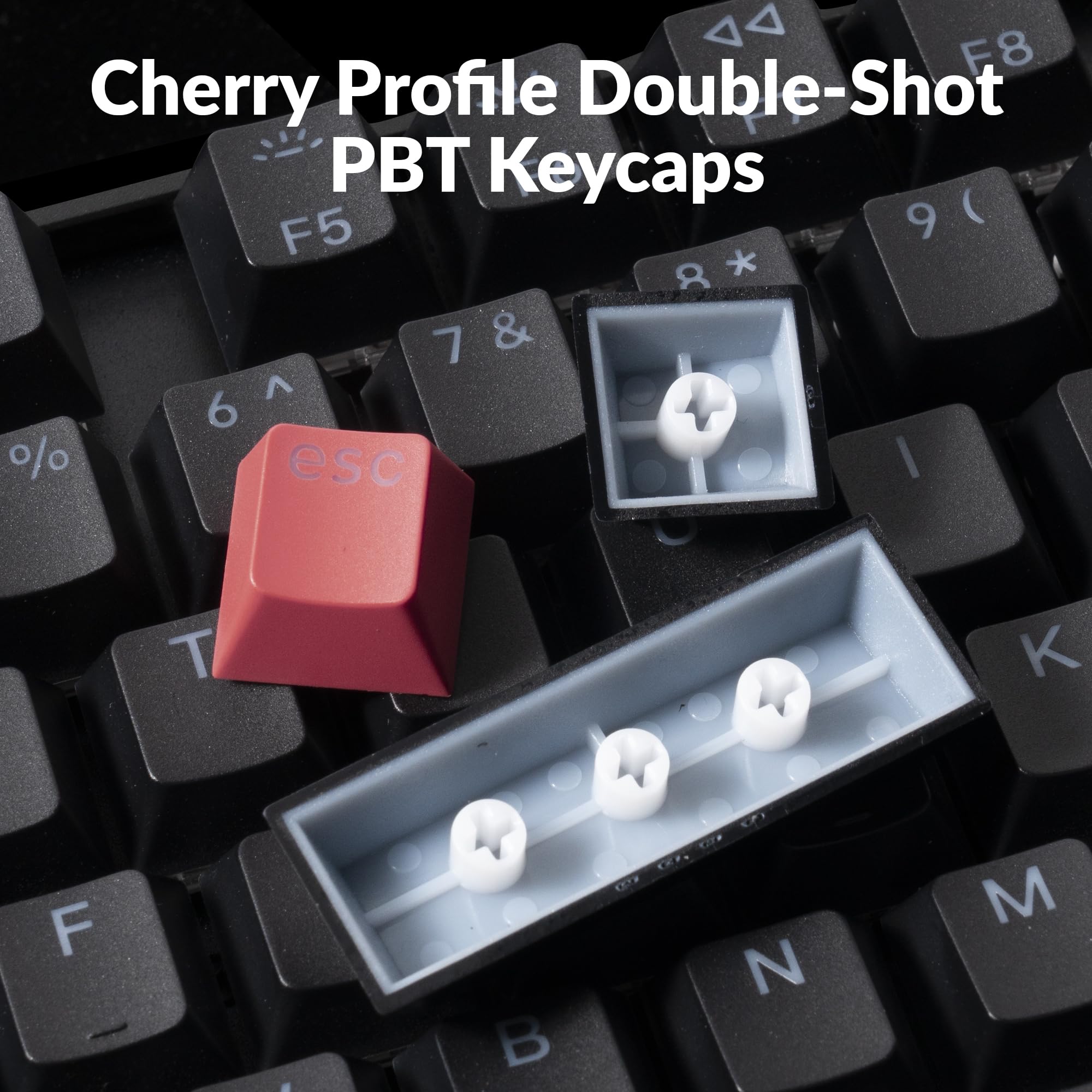 Keychron K8 Version 2 TKL Custom Wireless Mechanical Keyboard, QMK Programmable Bluetooth 5.2/Wired, RGB Backlit with Shine-Through PBT Keycaps, Super Brown Switch for Mac Windows Linux