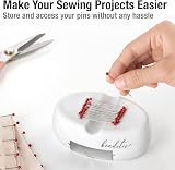 Beaditive Magnetic Pin Cushion with Drawer White 50 Pins Included view 5