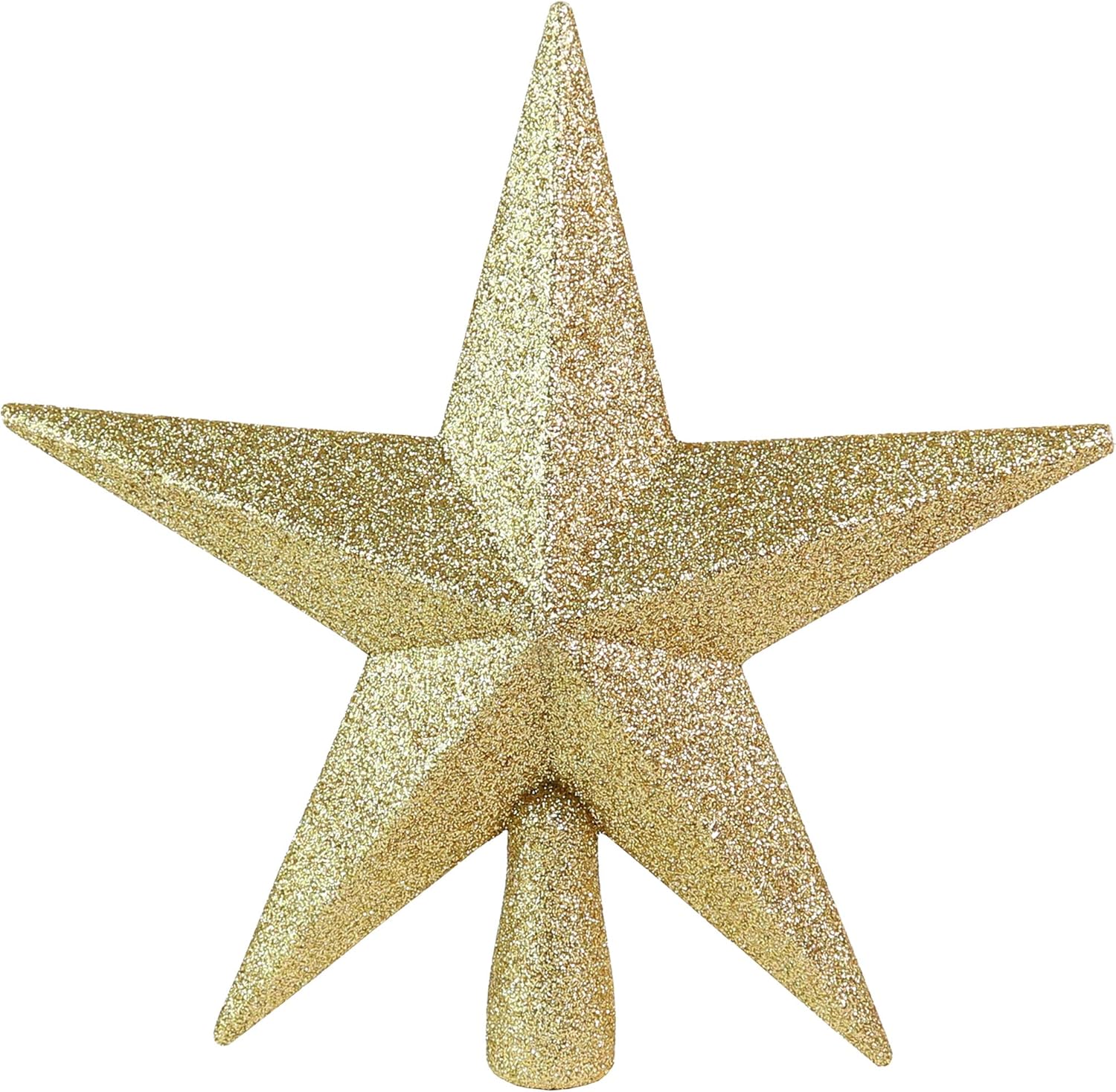 Tree Toppers - Ornativity Glitter Star Tree Topper - Christmas Gold Decorative Holiday Bethlehem Star Ornament