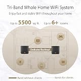 ASUS ZenWiFi XT8 AX6600 Tri-Band Mesh WiFi 6 System 2 Pack 5500sq ft 6.6Gbps PS5 view 5