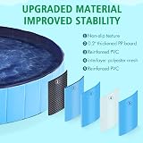 Yaheetech PVC Foldable Dog Pool Extra Large 160x30cm Blue Portable view 6