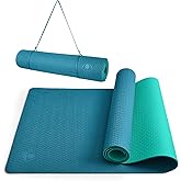 IUGA Yoga Mat Thick Non Slip Anti-tear Pilates Mat Eco Friendly Hot Yoga Mats for Workout & Exercise(72"x 24"x 6mm)